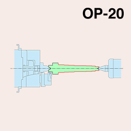 Output Shaft OP-20