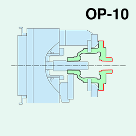 Differential case OP-10