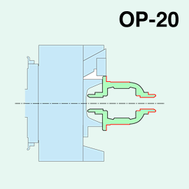 Differential case OP-20
