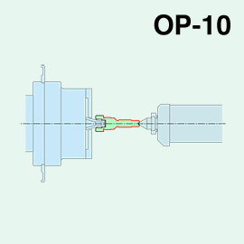 Steering pinion shaft OP-10